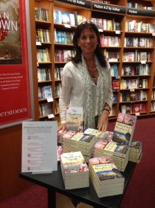 Top of the Goodreads Best Books To Read While Travelling chart for my book signing at Waterstones, Peterborough!